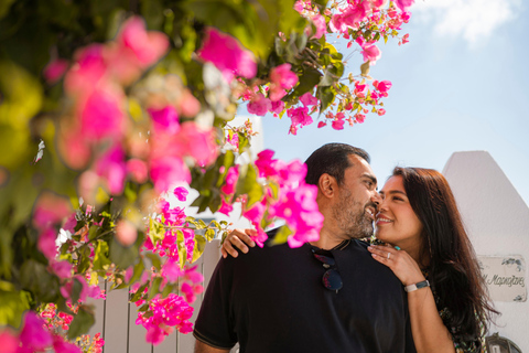 Santorini: Imerovigli Professional Photoshoot in Blue Dome