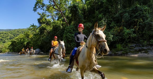 Puerto Vallarta: Horseback Riding + Jorullo Bridge Pass