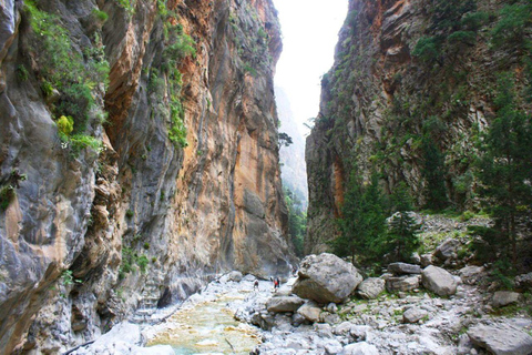 Chania Area with Pick up: Samaria Gorge Hike and Boat Ride