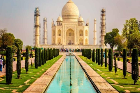 From Delhi: 2 Day Over night Agra Tajmahal Sunset & Sunrise Tour with AC Car, Driver, Guide, Entrance and Hotel