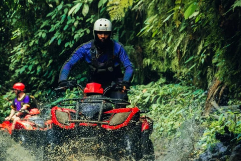 Ubud: Rice Terrace Swing, Cave Tubing, Sky Bike & Zipline Double ATV + Swing + Tubing + Sky Bike + Zipline - wTransfer