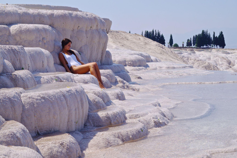 Bodrum:Pamukkale Cotton Castle & Hierapolis Day Trip w/Lunch Bodrum:Pamukkale Hot Air Balloon Flight Experience