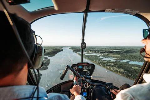 Buenos Aires: Voo de batismo em helicóptero