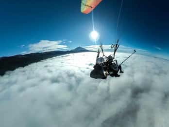 Puerto de la Cruz Tenerife: Teide Paragliding Flight
