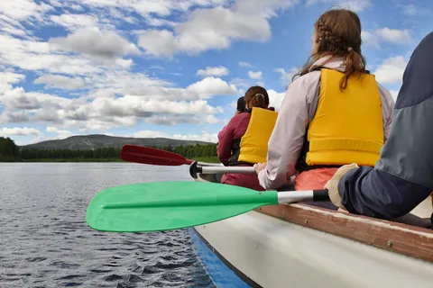Levi: Peaceful Paddle on Ounasjoki River