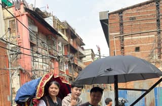 Kathmandu: Rikscha-Tour mit Essen, Trinken und Shopping