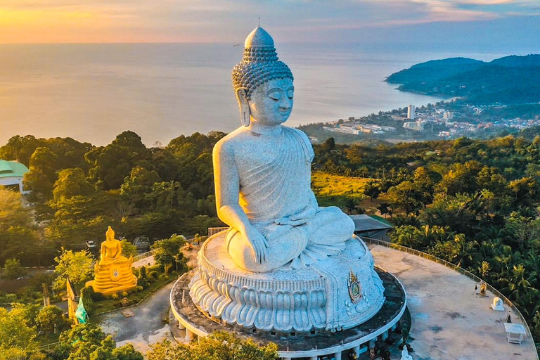 Voir Big Buddha, ChillVa Market, Wat Chalong et la vieille ville de Phuket