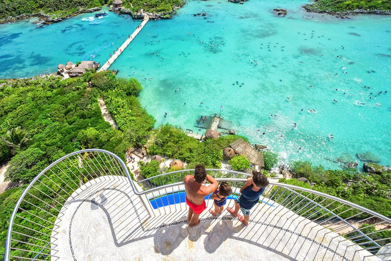 From Playa del Carmen: Xel-Há All-Inclusive Park Xel-Há Park All-Inclusive Ticket with Transportation