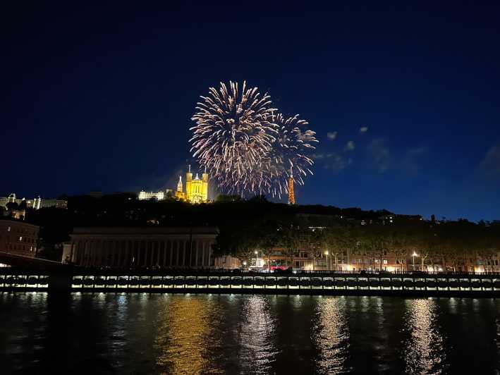 Lyon: križarjenje ob dnevu Bastilje s predjedmi in ognjemetom
