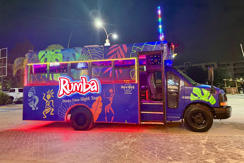 Punta Cana: Party Bus Night Tour with Drinks & Stops
