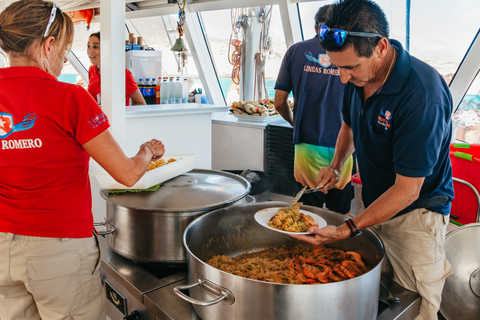 La Graciosa: Crucero por la isla con almuerzo y actividades acuáticasLa Graciosa: crucero en catamarán de lujo con almuerzo