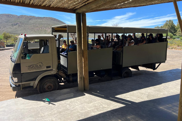 Safari al atardecer en la Reserva de Caza de Aquila con transporte privado