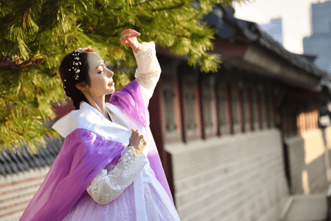 Hanbok Rental with Hairstyling at Hanboknam Gyeongbokgung Themed · 2.5 hours