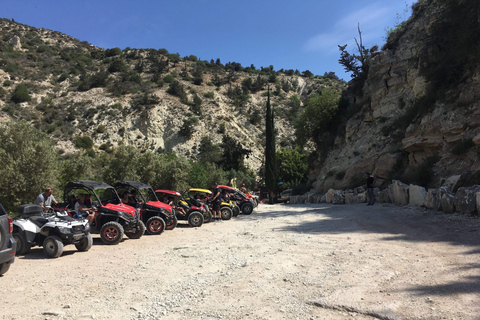 Paphos : Excursion en buggy à Akamas et aux chutes d&#039;Adonis5 heures de Buggy Tour Akamas incl et chutes d&#039;Adonis
