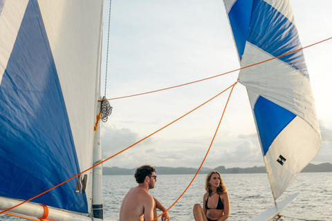 El Nido : Croisière partagée au coucher du soleil sur le Paraw