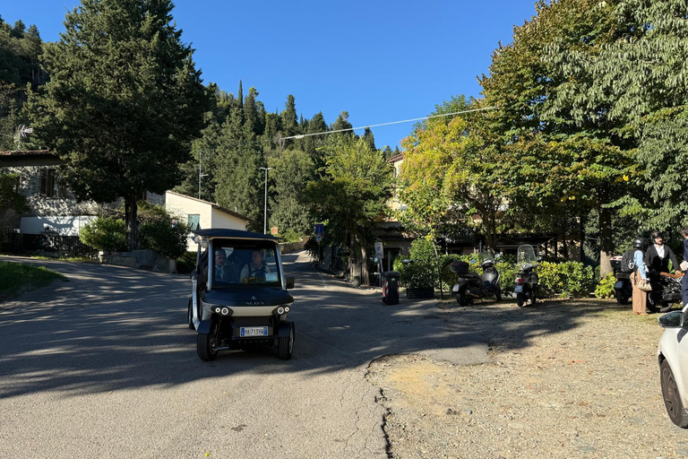 Florence: Private Golf Cart Tour to Fiesole & Roman Sites