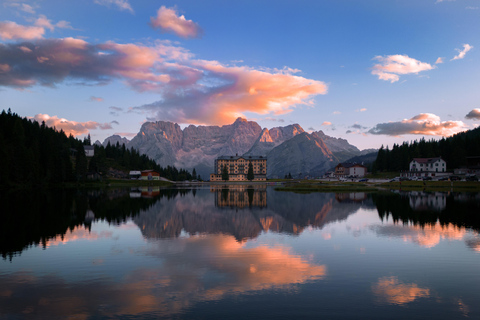 Au départ de Venise : Excursion d'une journée dans les Dolomites et les collines du Prosecco avec du vin