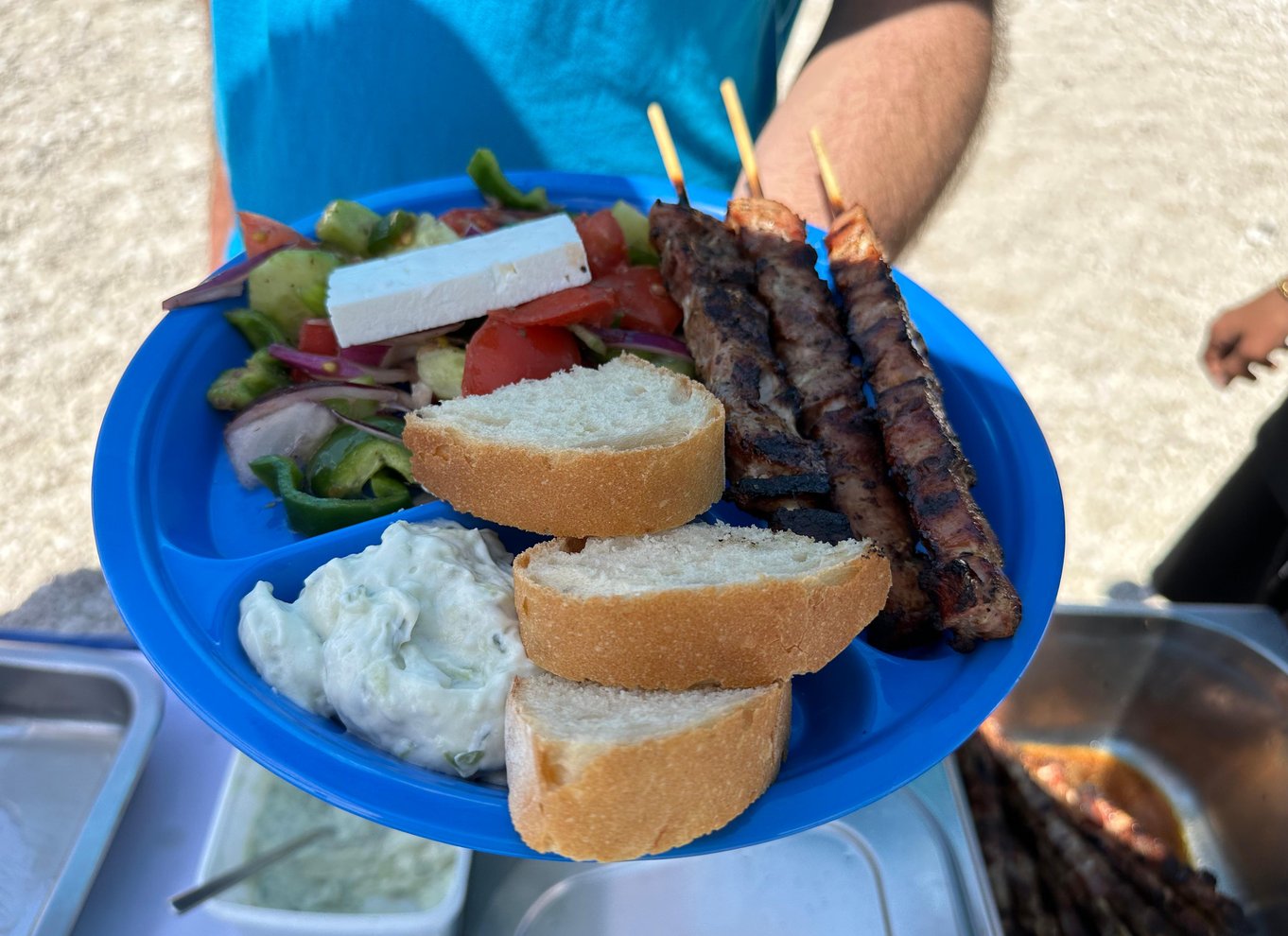 Nydri: Øhop-bådtur med grillfrokost på stranden