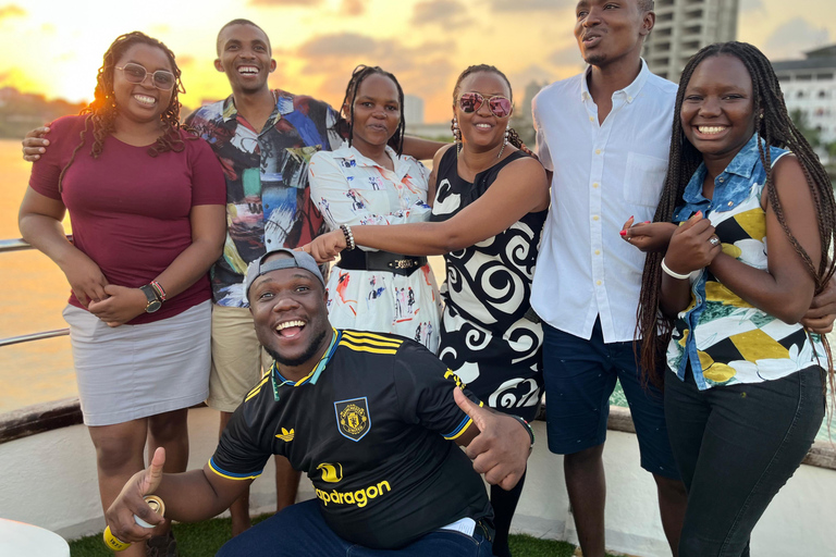 Mombasa: Sunset Cruise with DJ, Snacks, and Drinks Private Group Sunset Cruise Hosted By A Seasoned Afro DJ