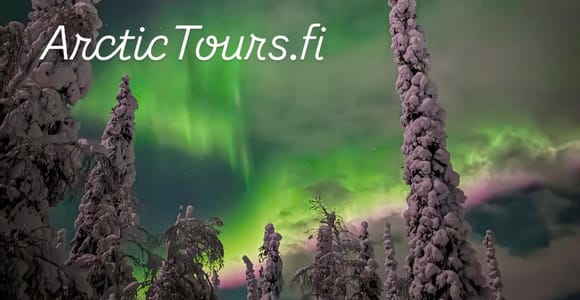 Saariselkä/Kakslauttanen: Aurora Hunt & Photo Tour by Van