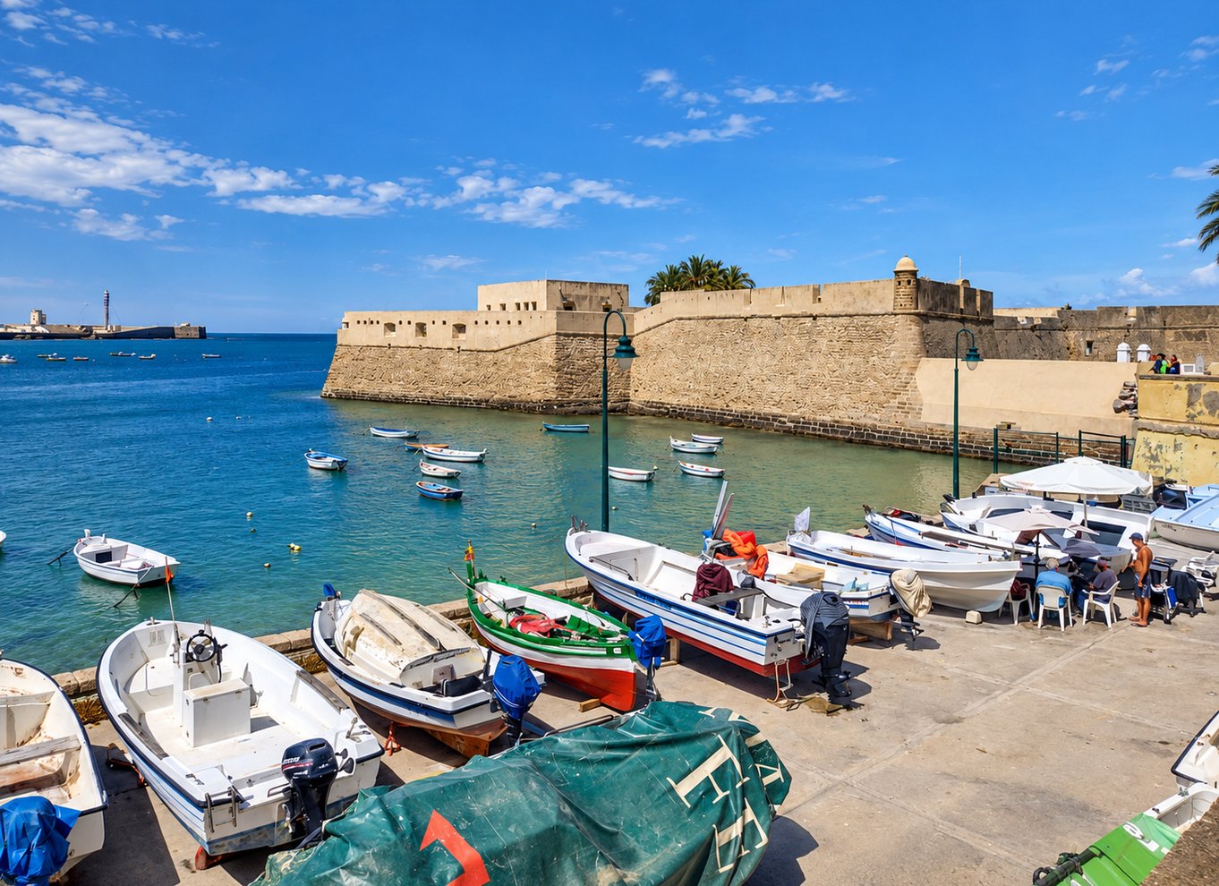 Tur i Cádiz på engelsk: Byvandring med lokal guide