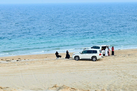Desert Safari Qatar Camel Sandbording sunrise/sunset tour