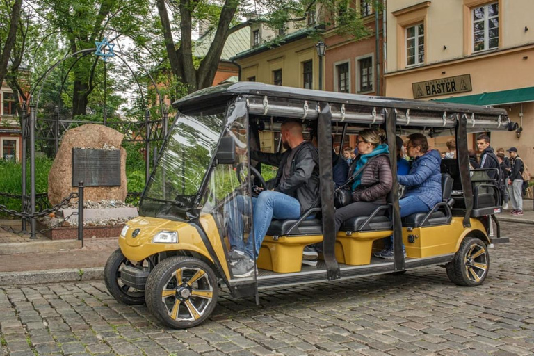 Krakau: Sightseeingtour durch die Stadt mit einem gemeinsamen oder privaten Golfwagen