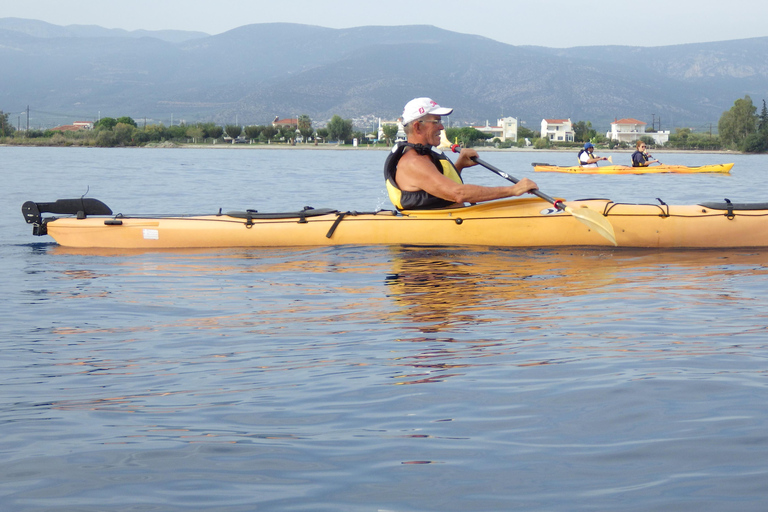 Porto del villaggio di Xiropigado: Tour della grotta dei pirati in kayak di mare