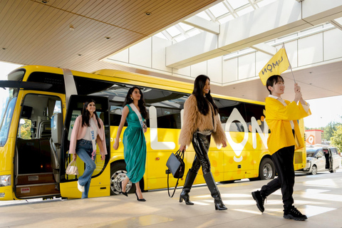 One-way bus From Takayama to Kanazawa via Shirakawago