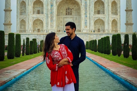 Delhi: Stadtrundfahrt mit Taj Mahal, Agra Fort & Fatehpur SikriDelhi - Auto mit Fahrer, Reiseführer, Eintritt zu den Monumenten und Mittagessen