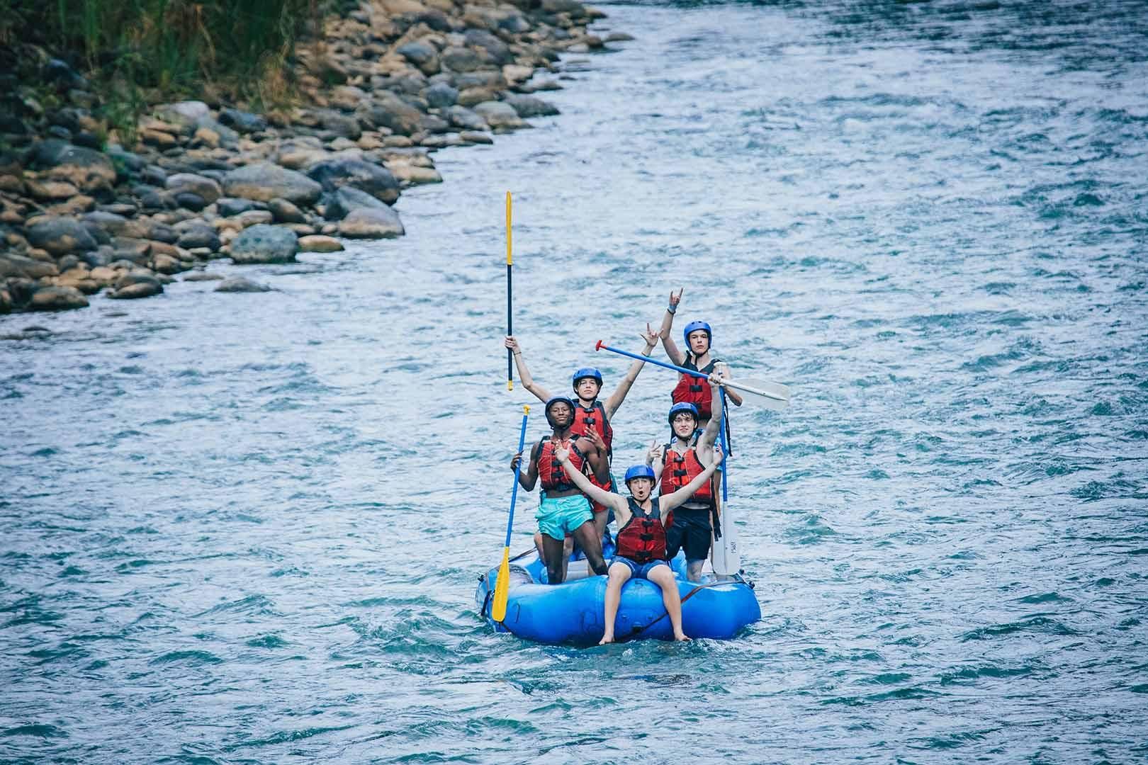 Manuel Antonio: Wildwasser-Rafting auf dem Savegre River mit Dschungel und Mittagessen