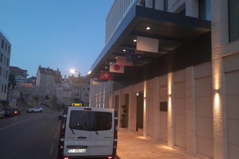Split airport(Sveti Jeronim) to Trogir marinas/ hotels