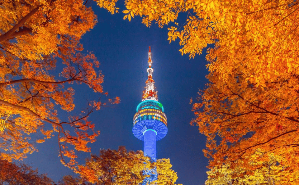 N Seoul at night