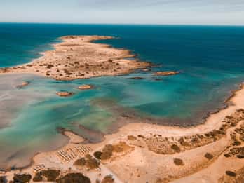Ganztägige private Tour für Familien zum Strand von Elafonisi und Agia Sofia