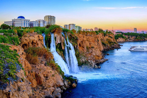 Antalya: Luxury Old City Tour w/ Waterfall, Boat, Cable Car Luxury Old City Tour with Waterfall and Boat Ride