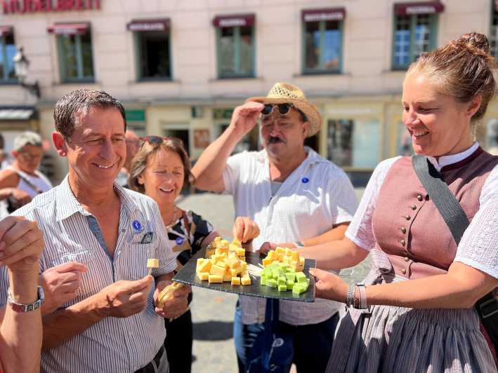 Munique: Tour de degustação de alimentos no Viktualienmarkt em alemão