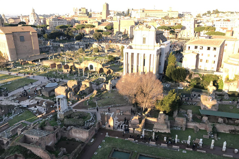 Rome: Colosseum-Forum-Palatine access & Introductory Video Option with Arena Access