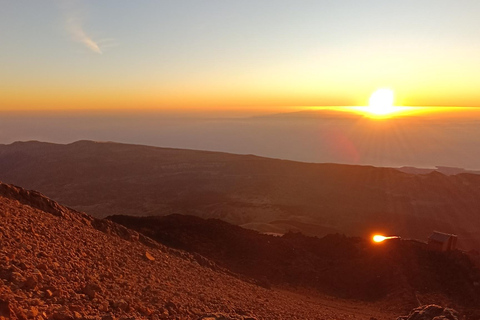 Hiking Summit of Teide by night for a sunrise and a Shadow Climbing Summit of Teide by night for a sunrise and a Shadow