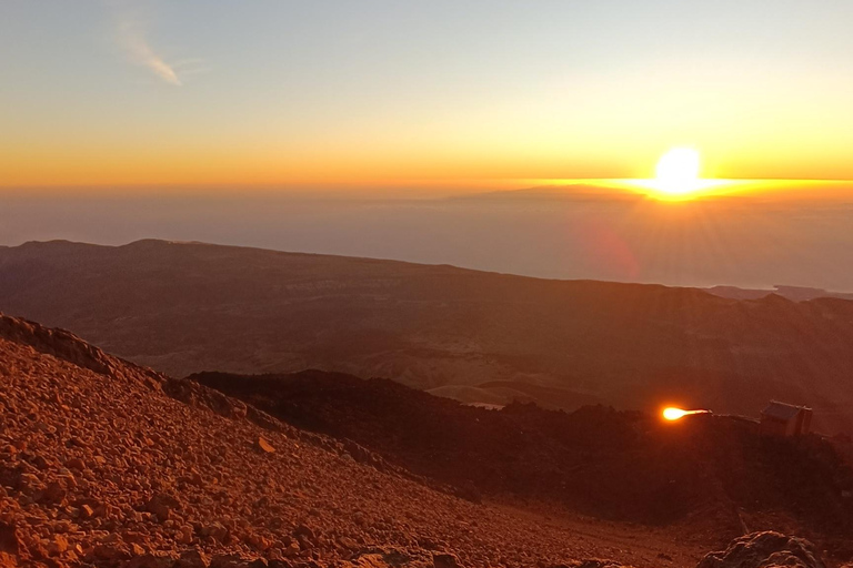 Hiking Summit of Teide by night for a sunrise and a Shadow Climbing Summit of Teide by night for a sunrise and a Shadow