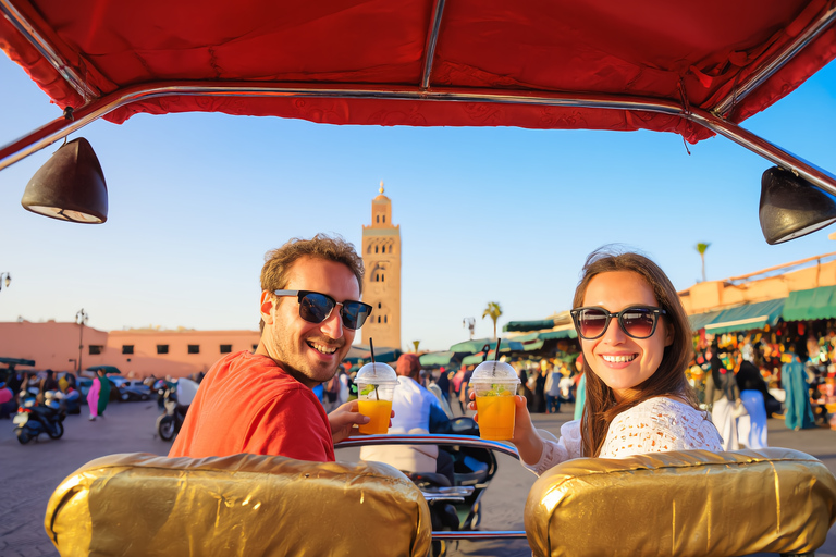 Marrakech TukTuk privat rundtur i Medina med upphämtning