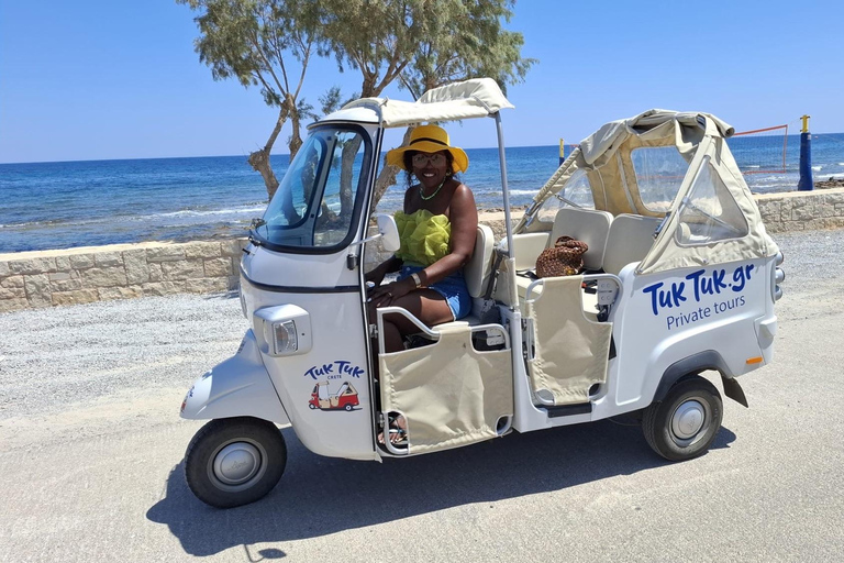 Crete: Private Tuk Tuk Tour of 7 Villages with Tastings