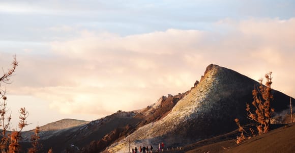 La Palma: Sunset at the Tajogaite Volcano