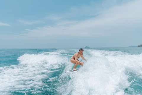 Phuket: Wake Surfing Adventure with Private Boat Charter