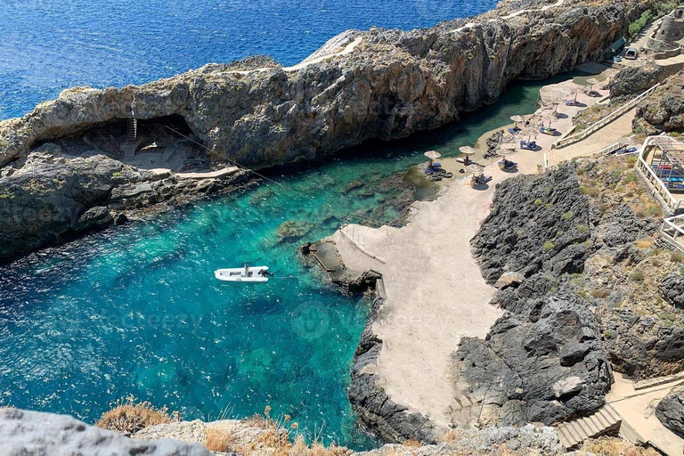 Rethymno Private Tour to Kourtaliotiko Gorge &amp; Kalypso Beach