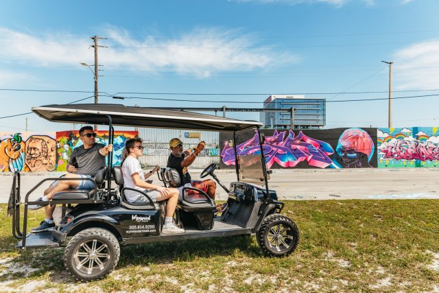 Wynwood Art District 1-stündige Street Art Tour mit dem Golf Cart