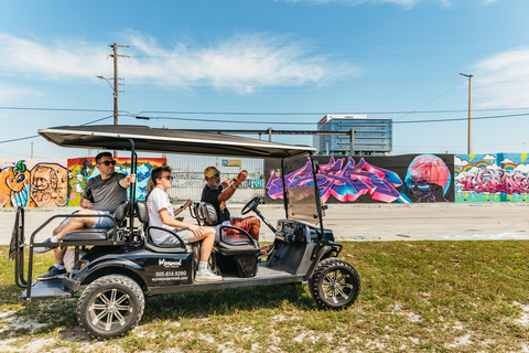 Miami : quartier des artistes de Wynwood en voiturette