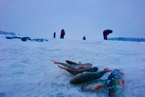 Rovaniemi: Ice Fishing by Snowmobile Ice Fishing by Snowmobile from Rovaniemi Center