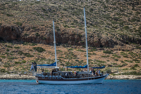 Chania: Luxury Gulet Cruise to Balos & Gramvousa with Lunch