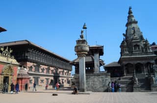 Patan und Bhaktapur Stadt Ganztagestour