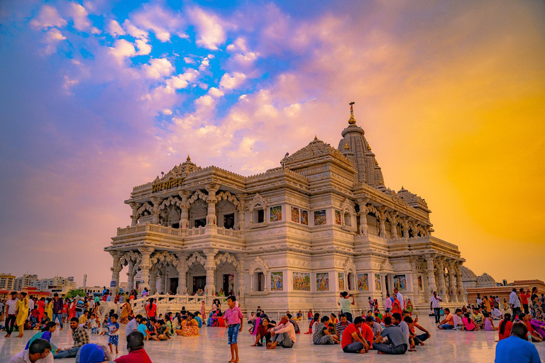 Från Delhi: Mathura och Vrindavan dagsutflykt med lunchFrån Delhi: Mathura och Vrindavan Dagsutflykt med lunch